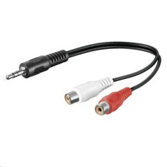 High-Quality MicroConnect Audio Adapter Cable - 0.2 Meter - AUDALHF02